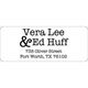Large Ampersand Rectangle Address Labels in a Jar Image 2 of 4